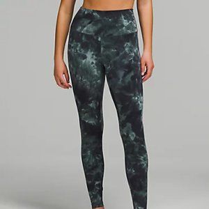 Lululemon align high rise pant - 28" - Size 10 - Diamond Dye Silver Blue